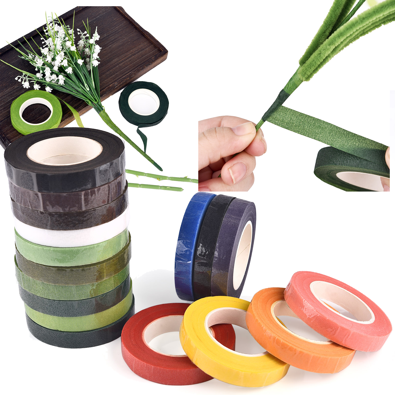 Florist Flower Supply - 30yards Floral Stem Tape Corsages Buttonhole