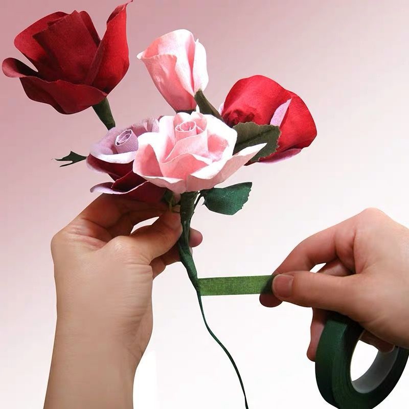 Florist Flower Supply - 27M Floriculture Tape Self-adhesive Bouquet Floral