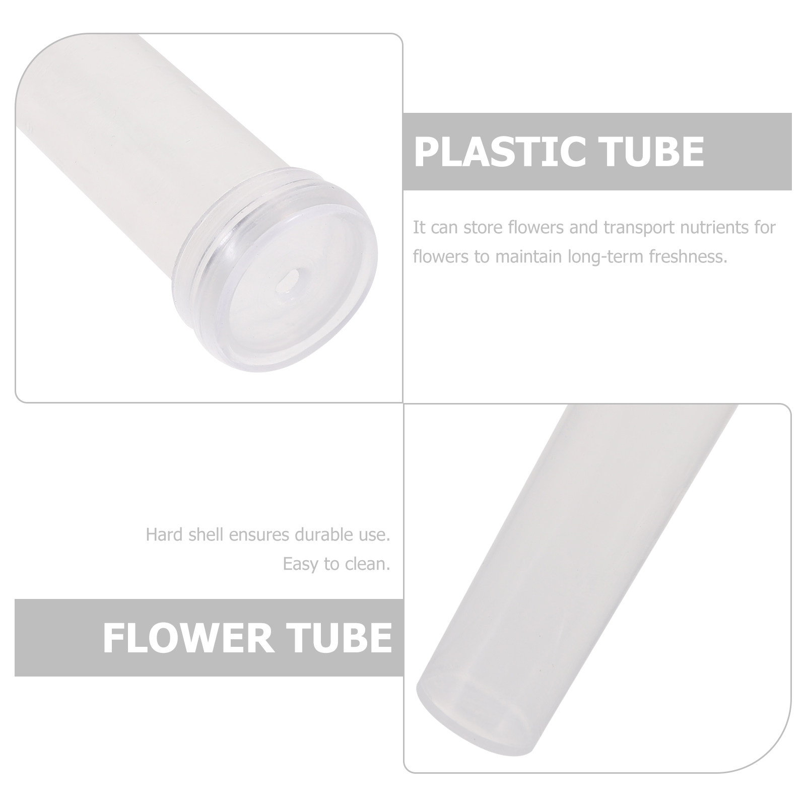 50Pcs Tube for Fresh Flowers P - Florist Flower Supply 评论和价格