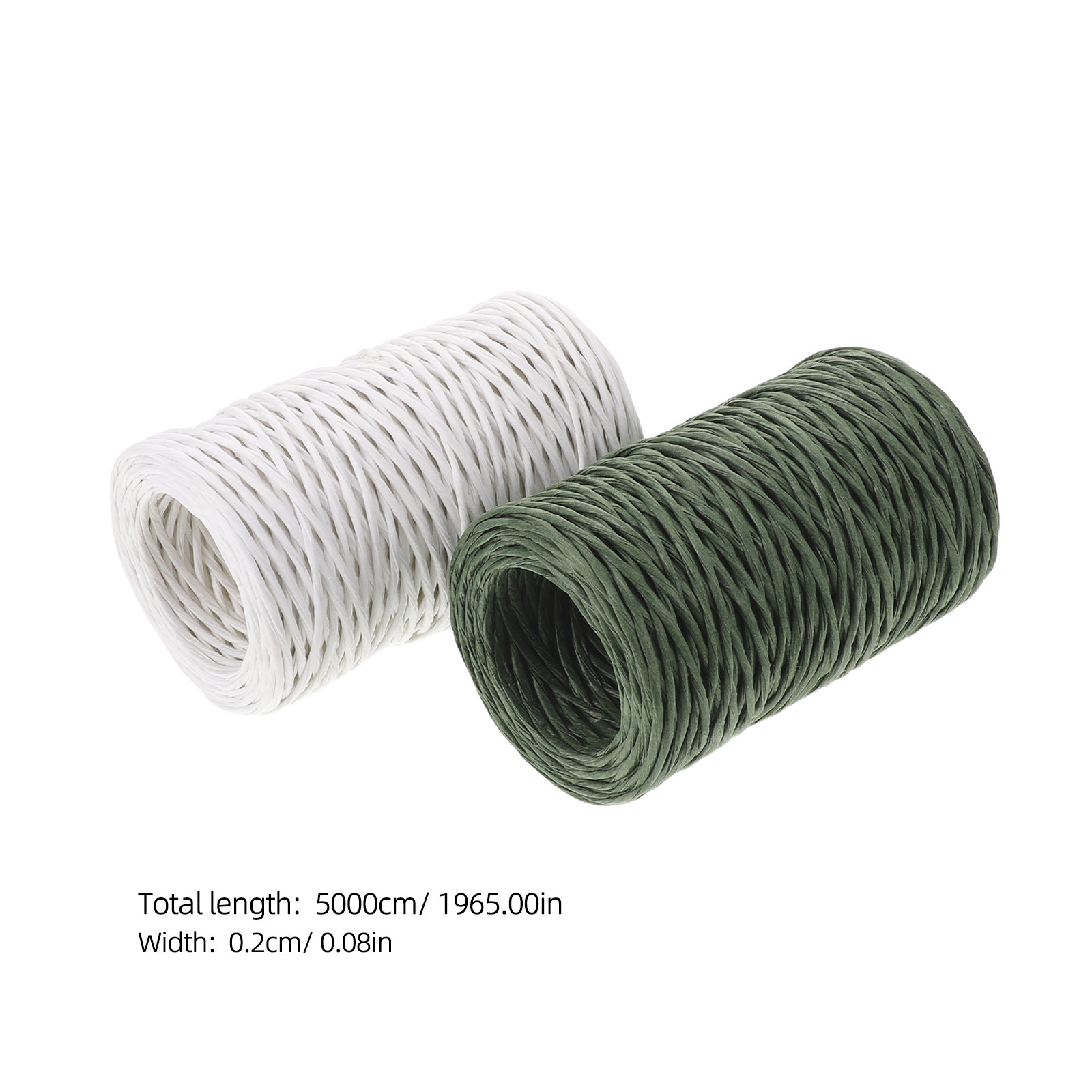 2 Rolls Paper Covered Wire for - Florist Flower Supply 评论和价格
