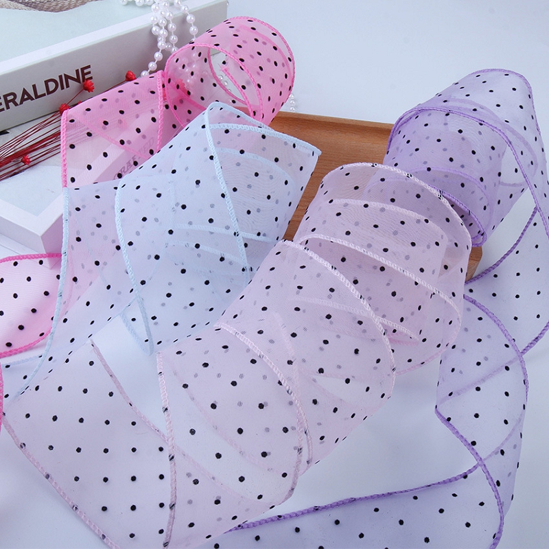50Yards Gauze with Dots Decora - Florist Supply Ribbon 评论和价格