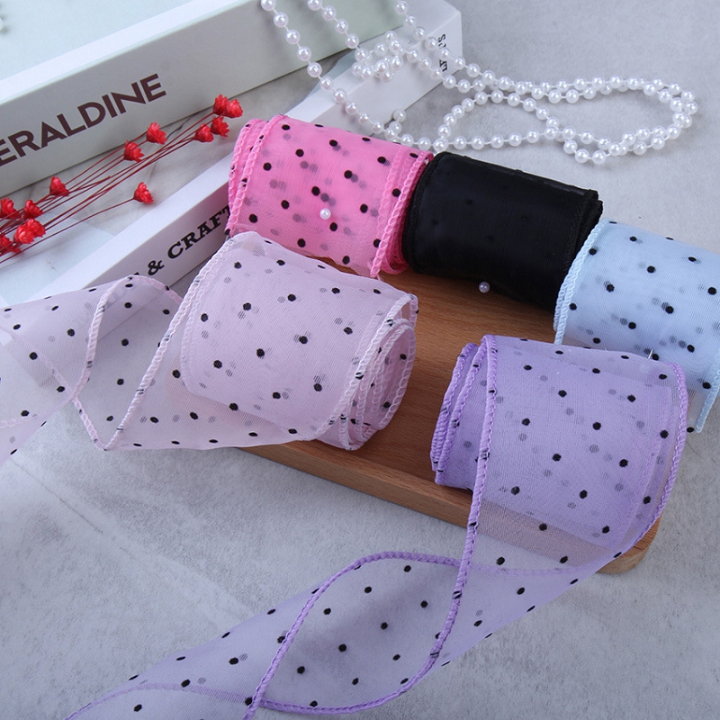 50Yards Gauze with Dots Decora - Florist Supply Ribbon 评论和价格