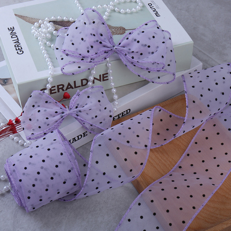 50Yards Gauze with Dots Decora - Florist Supply Ribbon 评论和价格