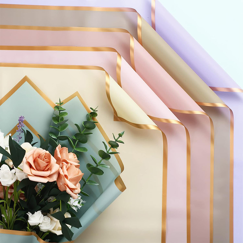 Colors Bouquet Gold Edge Doubl - Florist Supply Ribbon 评论和价格