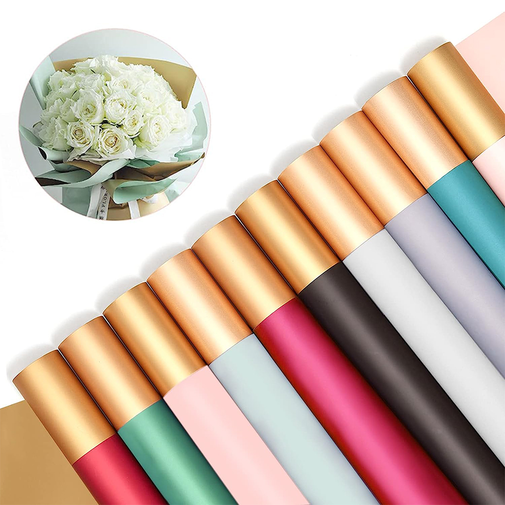 Colors Bouquet Gold Edge Doubl - Florist Supply Ribbon 评论和价格
