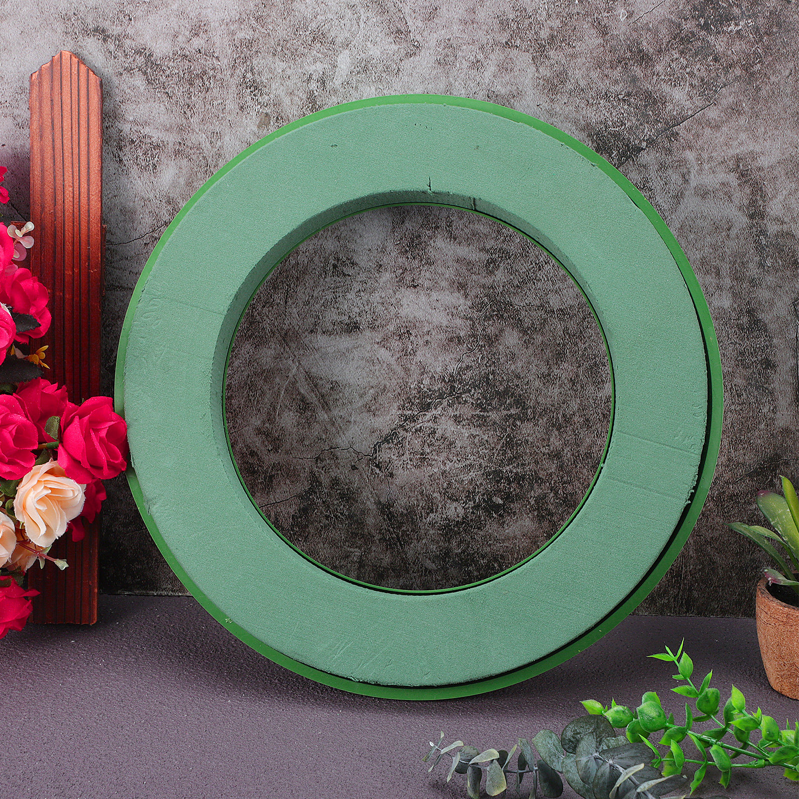 2Pcs Wet Floral Foam Wreath wi - Florist Flower Supply 评论和价格