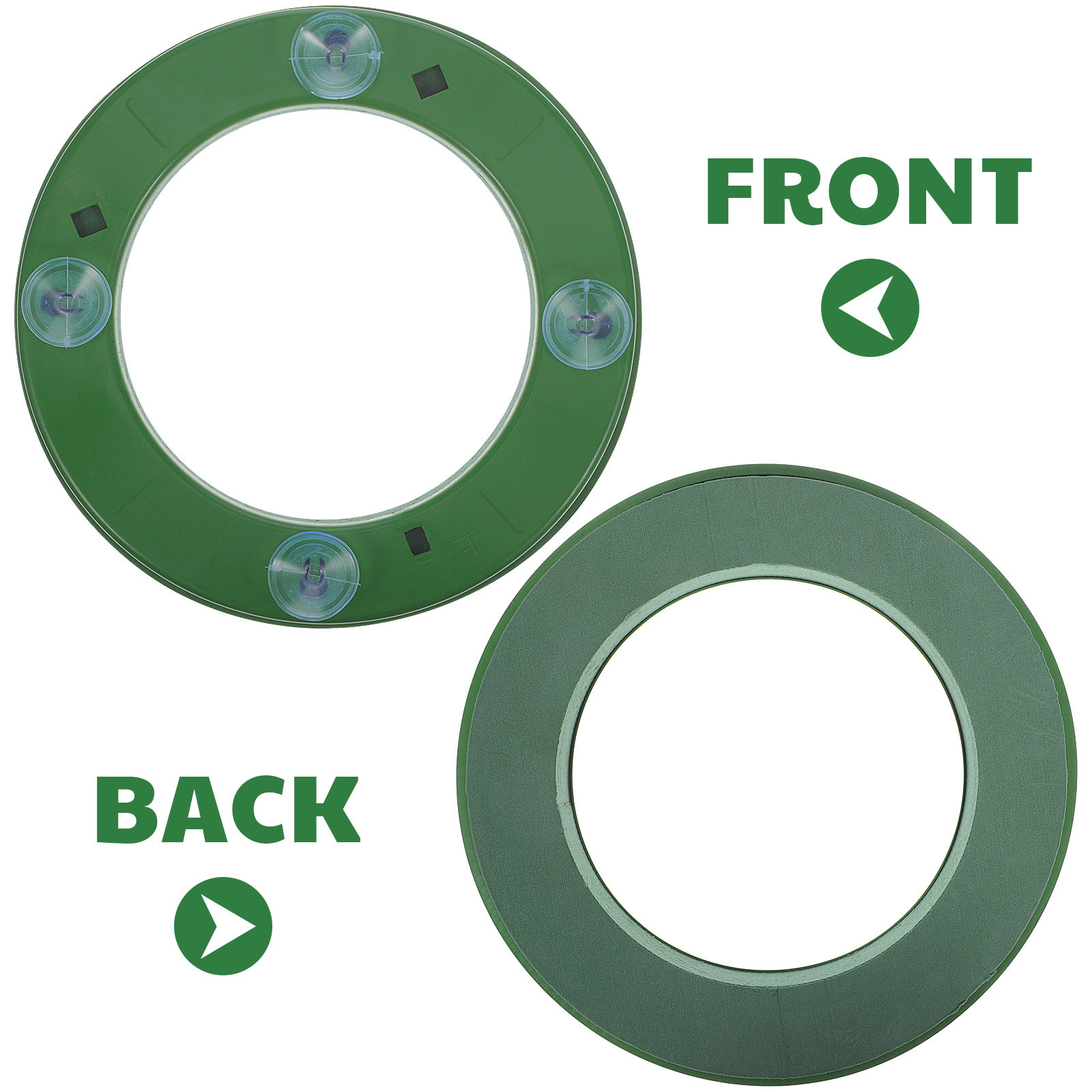 2Pcs Wet Floral Foam Wreath wi - Florist Flower Supply 评论和价格
