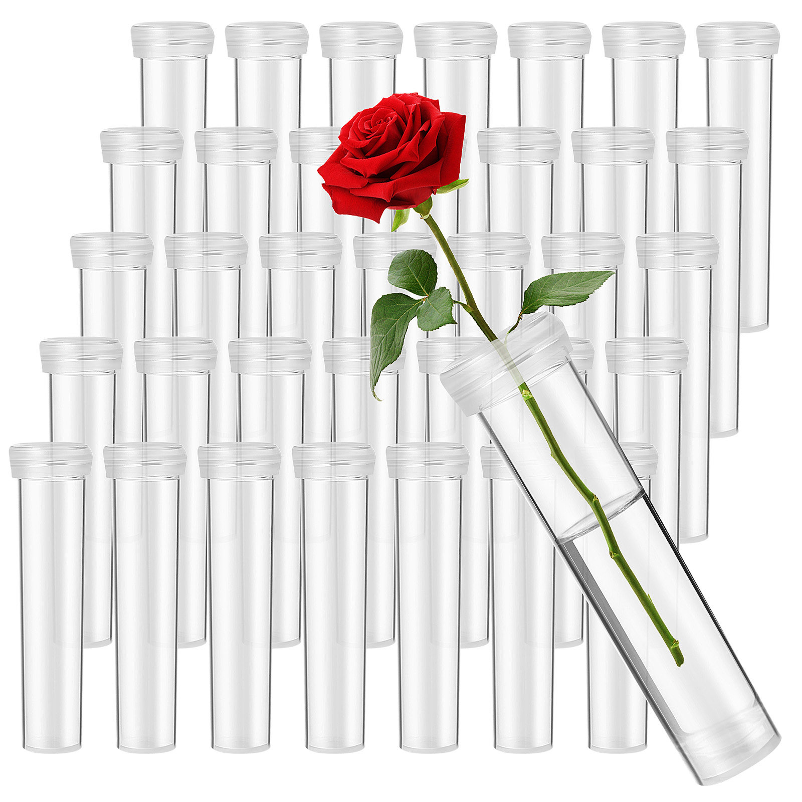 100Pcs Flower Nutrient Tubes U - Florist Flower Supply 评论和价格
